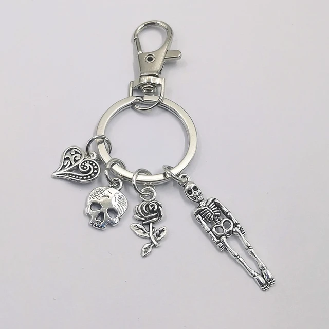 Charm Calavera mexikanischer Acryl-Zucker-Hummer-Schlüsselanhänger