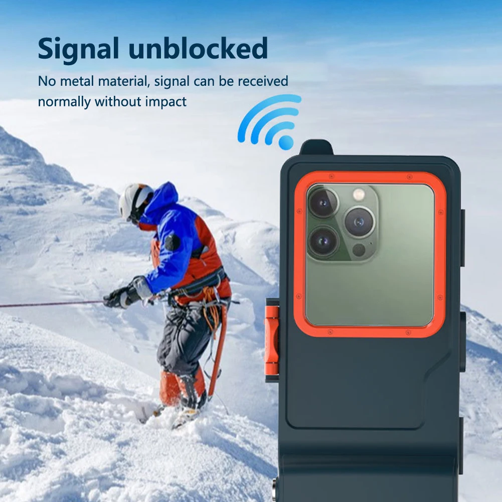 per Apple/Android Custodia universale adatta per fotografia subacquea, borsa per telefono impermeabile per il nuoto, tou_voghion.com
