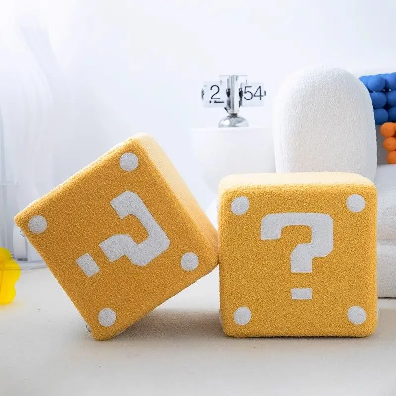 

Small Stool Modern Home Living Room Sofa Stool Footstool Doorway Shoe Changing Stool Cartoon Game Theme Low Stool