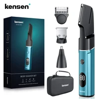 Kensen S16 Electric Hair Trimmer for Men 3 In 1 Hair Cutting Machine Nose/Beard Hair Trimmer Waterproof Hair Clipper for Barber