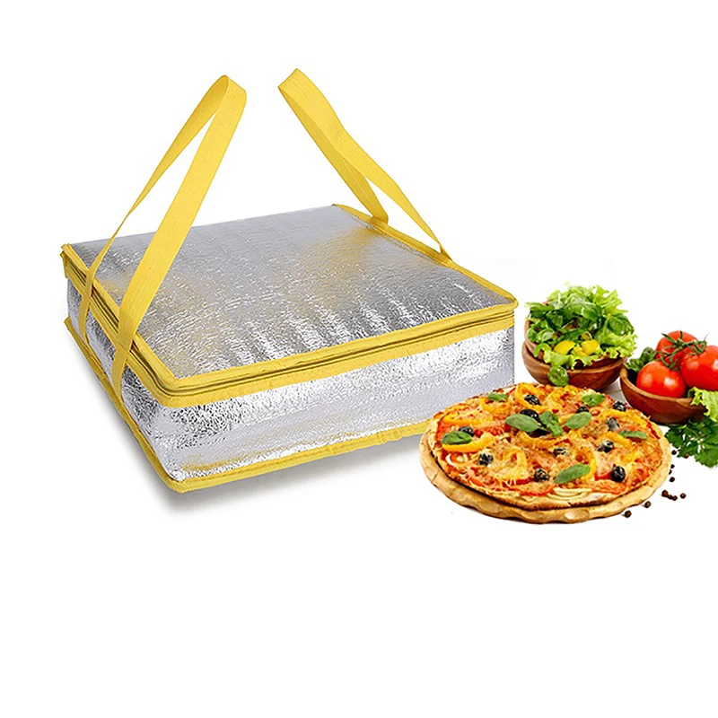 Portable Drink Storage Food Thermal Delivery Carrier Pizza Delivery Bag Cooler Bag Ice Pack Insulation