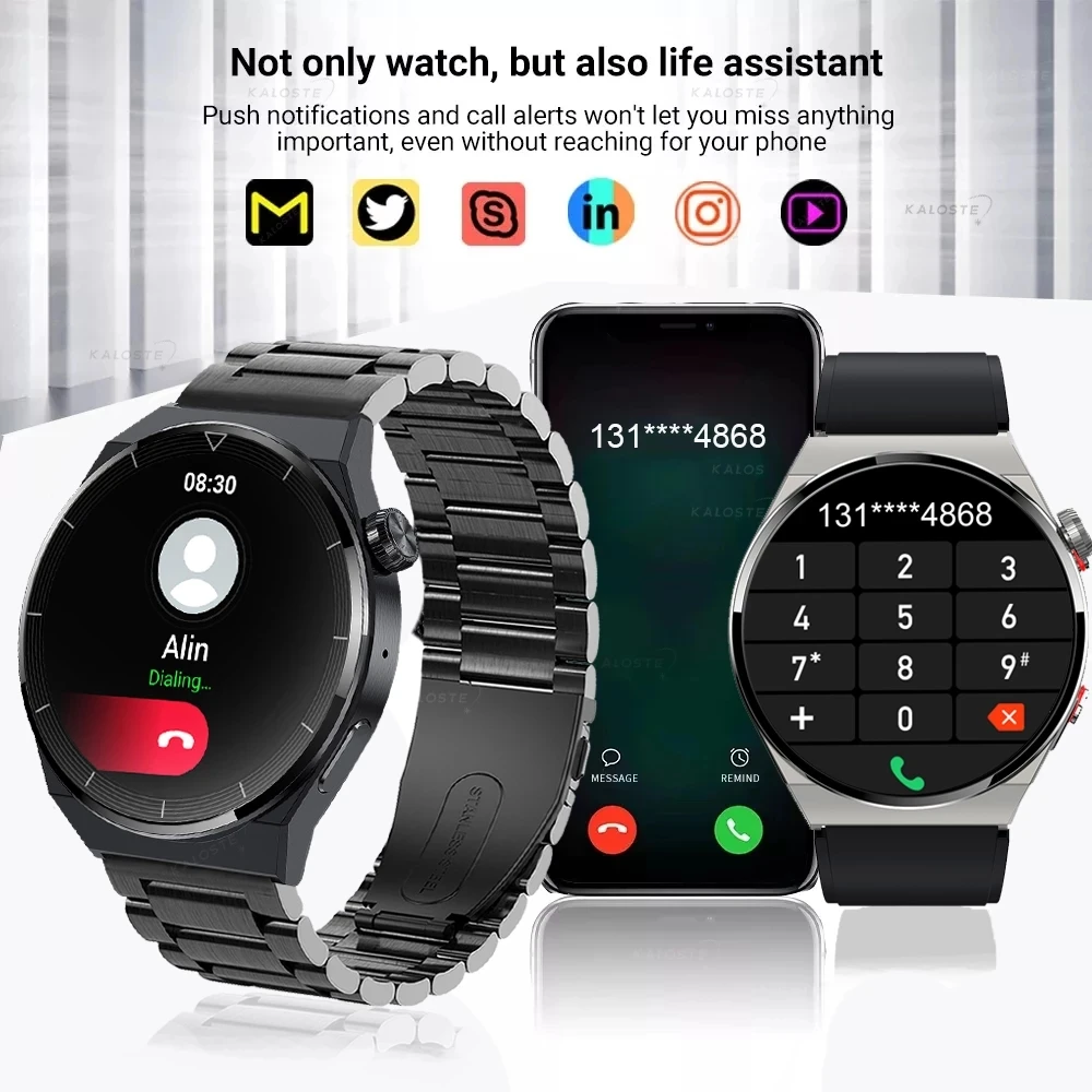 Huawei Bluetooth Call Smart Watch donna quadrante personalizzato orologi  uomo Sport Fitness Tracker frequenza cardiaca Smartwatch per Android IOS -  AliExpress