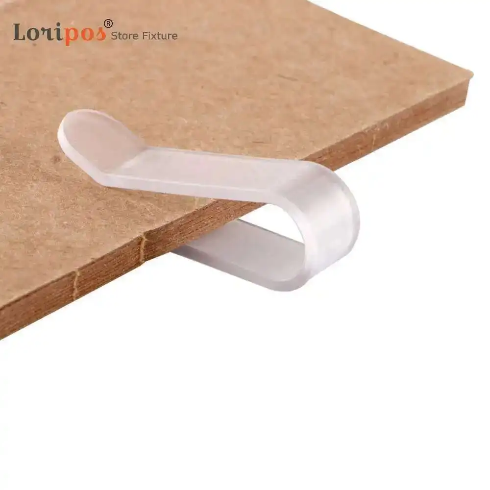 Plastic Folder Financial Binder Clips Notes Letter Paper Clips Office Transparent Stationery Clip