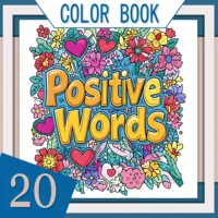 English Word Version Colouring Book Adult Picture Book Original Design 1