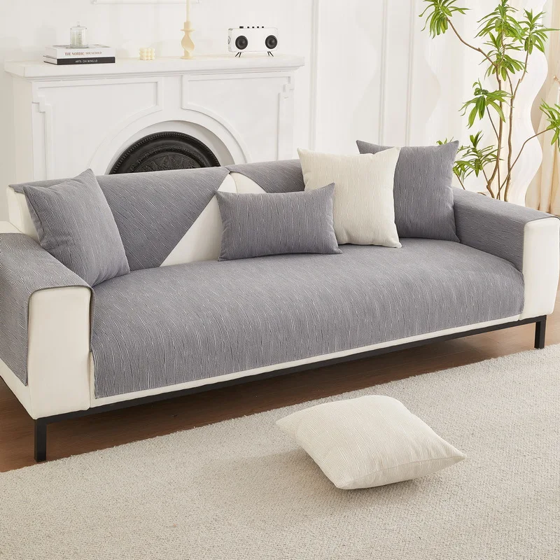 

Chenille Sofa Cushion Four Seasons Universal Sofa Protective Cover Towel Anti-slip Cushion Carpets Living Room Decoration Mat