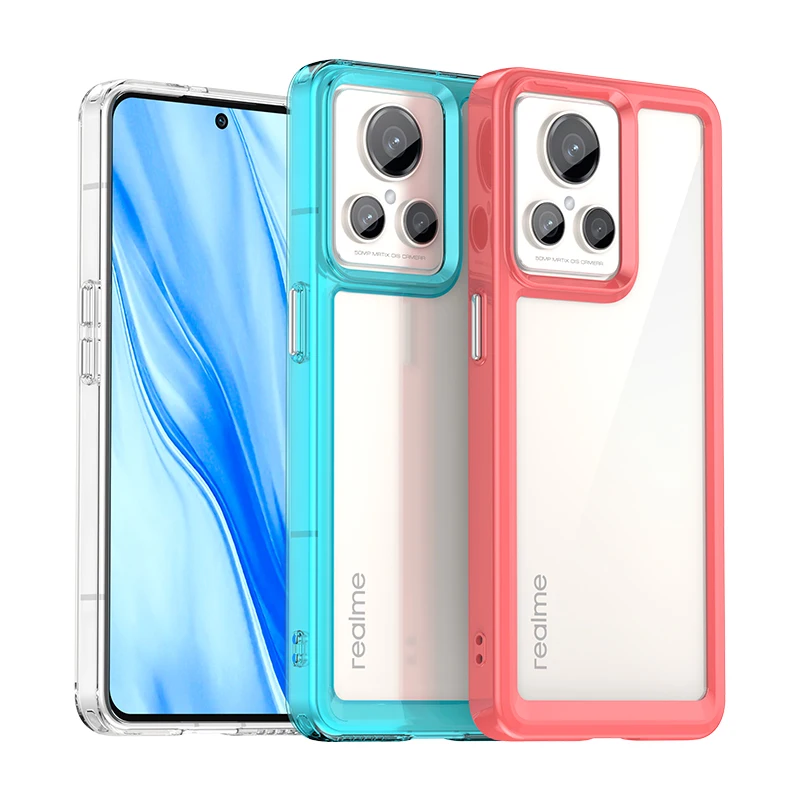 Per Custodia Realme Gt2 Explorer Master Cover Realme Gt Neo 2T 3 5G Anti-Drop Funda Cover Posteriore In Silicone Realme Gt2 Explorer Master