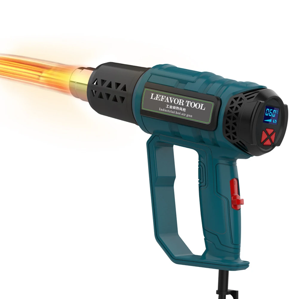 2000W Heat gun Hot Air Machine 110V 220V Handheld Electric Heat Gun Industrial Hot Air Gun Soldering Station Tools with Nozzles 5
