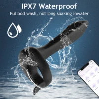 Drahtloser Vibrator für Paare, Prostata-Massage, Cockring, männliche Verzögerung der Ejakulation, Penisring, G-Punkt, Klitoris-Stimulator, Sexspielzeug für Erwachsene 5