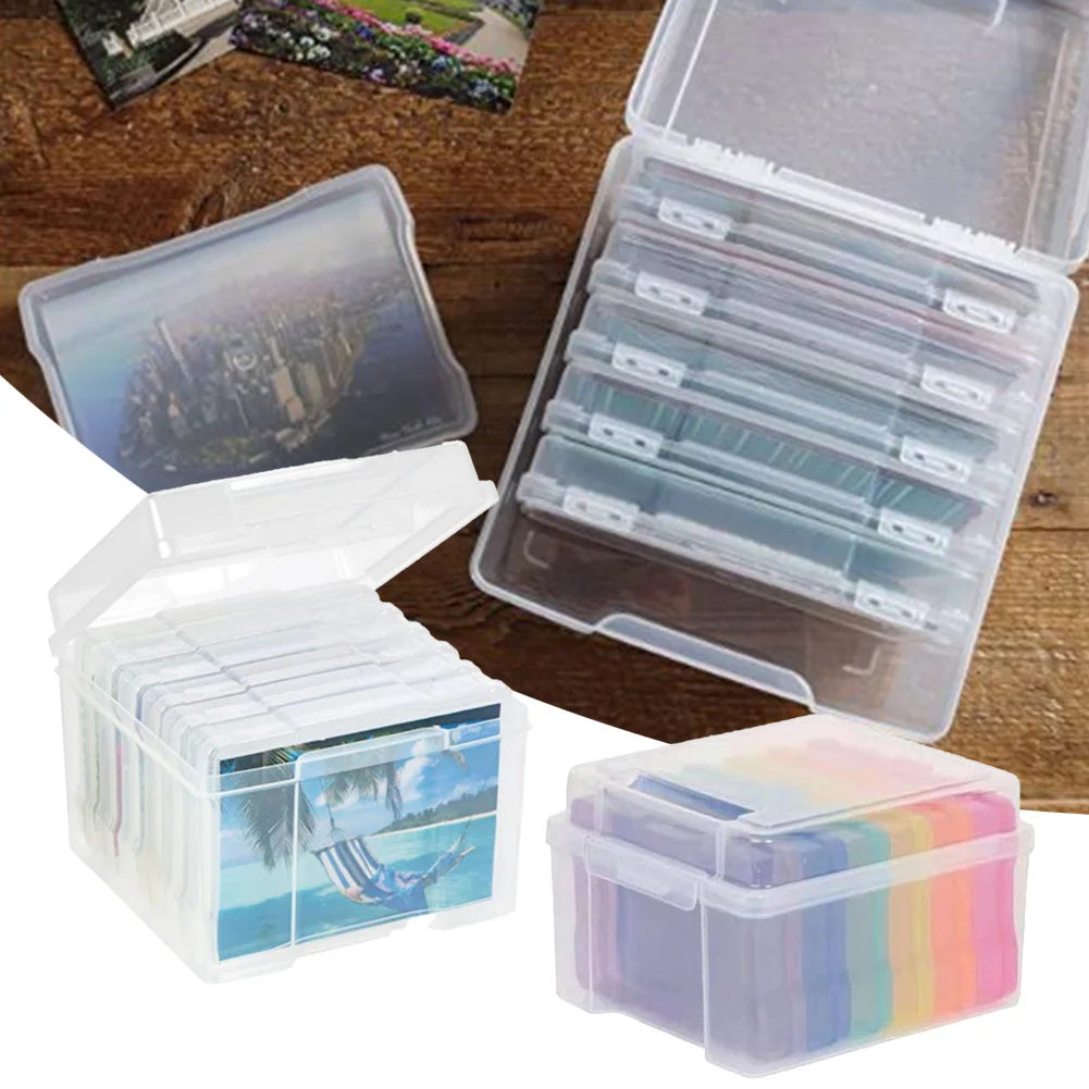 21x21x16cm Peripheral Size Photo Storage Box Picture Keeper 5x7