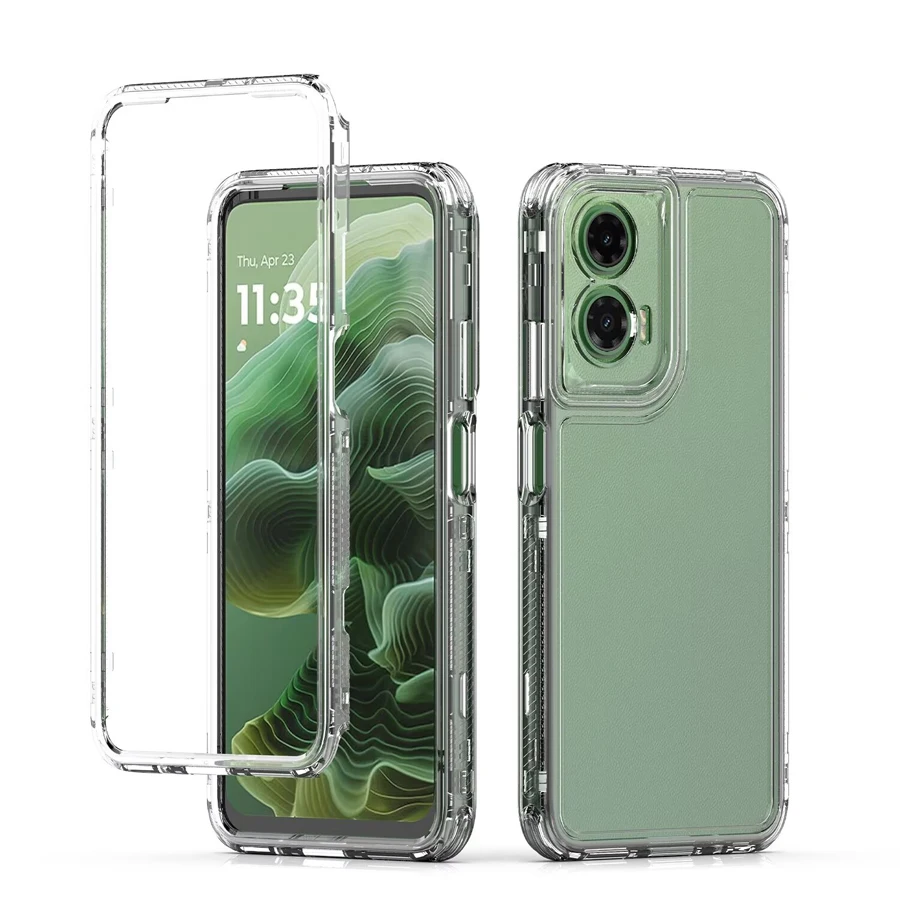Durable Transparent Cell Phone Case with Enhanced Drop and Shock Protection