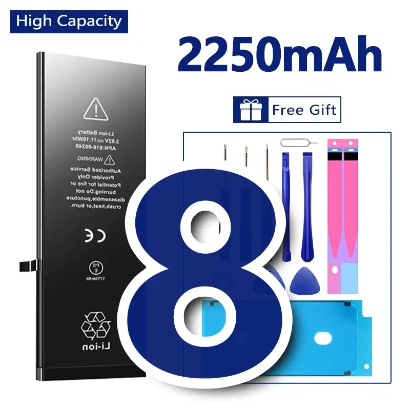 High Quality 0 Cycles Battery For iPhone SE 2 4 4S 5 5S 5C 6 6S 7 8 Plus X XR XS 11 Pro Max 7P For  iPhone7 iPhonese 6splus - Image 35
