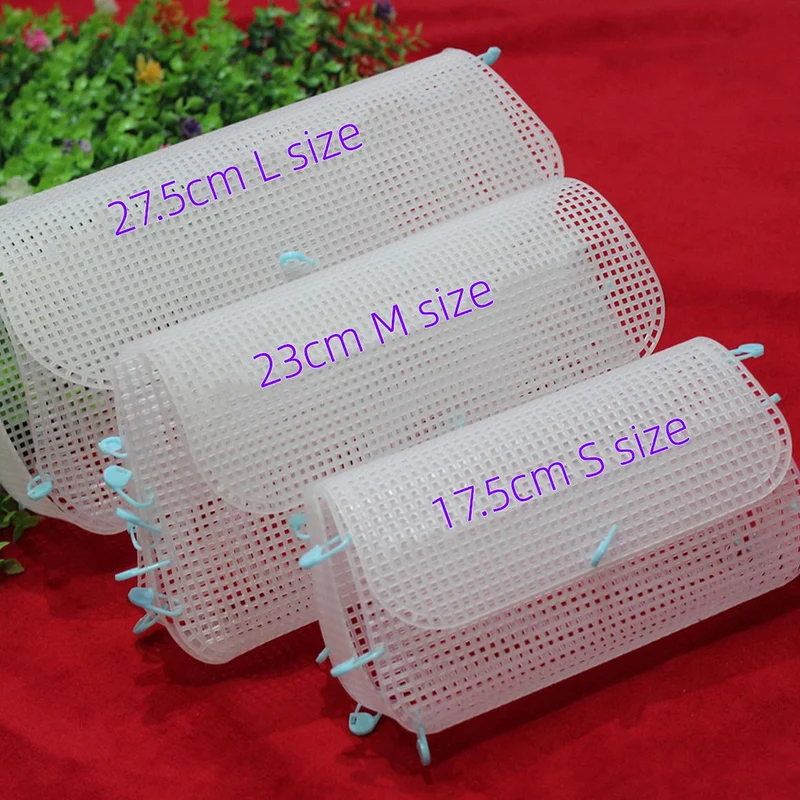 1Pcs Plastic Mesh Cloth for Bag Making Weaving Material Chenille Mesh Grid Sheet for Needlework DIY Handcraft Accessories Cross stitch fabric Embroidery fabric Sewing plastic canvas