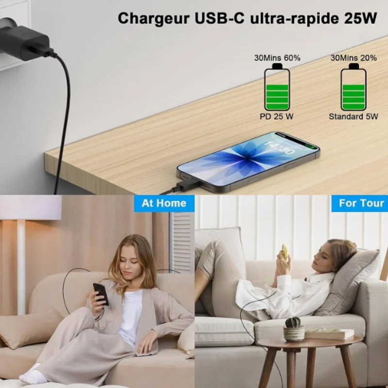 SAMSUNG 25W EU Type-C PD Super Fast Charging Adapter