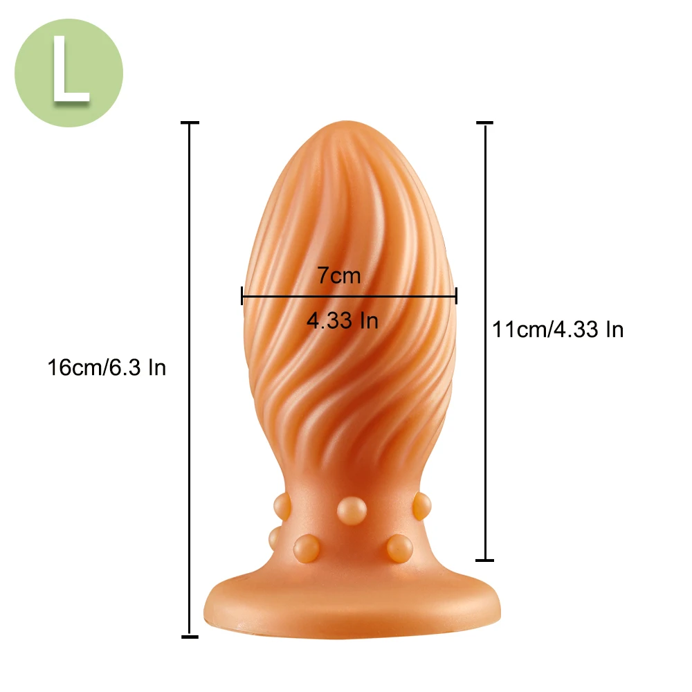 Silicone Anal Dildo Butt Plug Prostate And G Spot Stimulator Toy_voghion.com