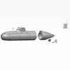 In Stock Submarine 1/72 75cm RC Submarine SLA Resin Assembly Kit German Type 212 Submarine Model 3