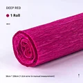 1 roll dark red