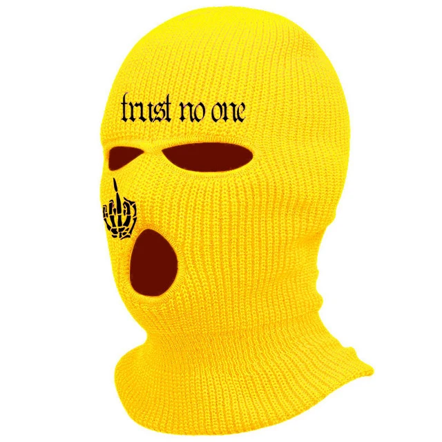 skully hat men's 1Pc AK47 Embroidery Balaclava Face Mask for Cold Weather, Winter Ski Mask for Men and Women Thermal Cycling Mask free shipping new era skully beanie Skullies & Beanies