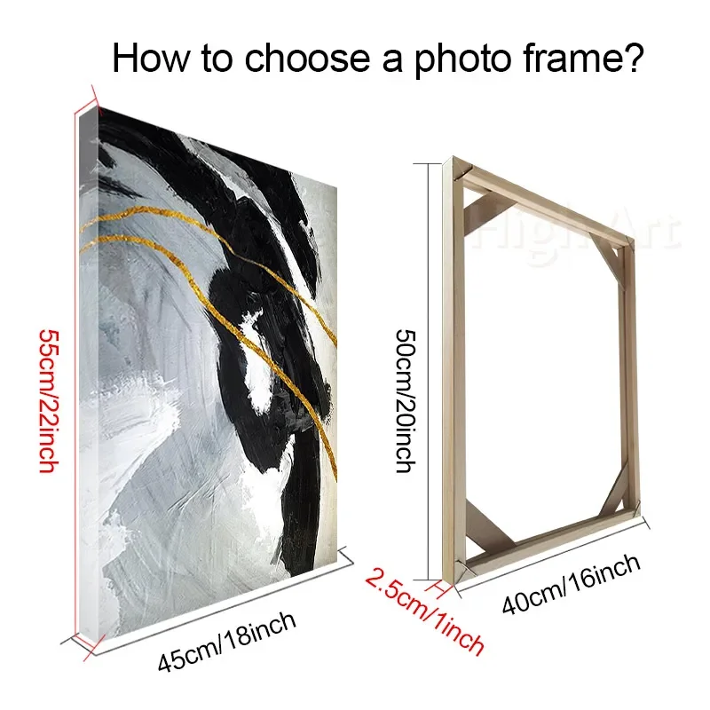 Photo Frame Wood Canvas Frame Wood Photo Frame Wood Frame Wood Picture Frame Art Frames DIY Solid Wood Canvas Frame Diamond Painting Canvas Painting Poster 1 Set Stretching Strip Installation