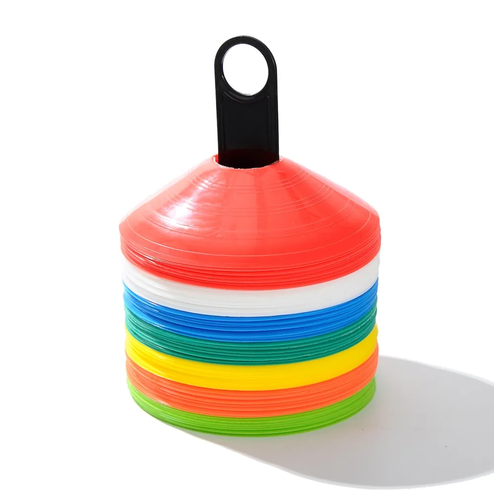 10PCS PVC Outdoor Sport Football Rugby Speed Training Disc Cone Cross Track Space Marker Inline Skating football training discs