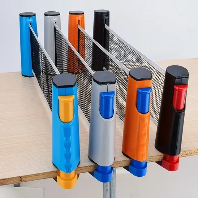 2024 Hot Table Tennis Net Anywhere Retractable Rack Sports Replacement Ping Pong Post Net Exercise Accessories Equipments 2