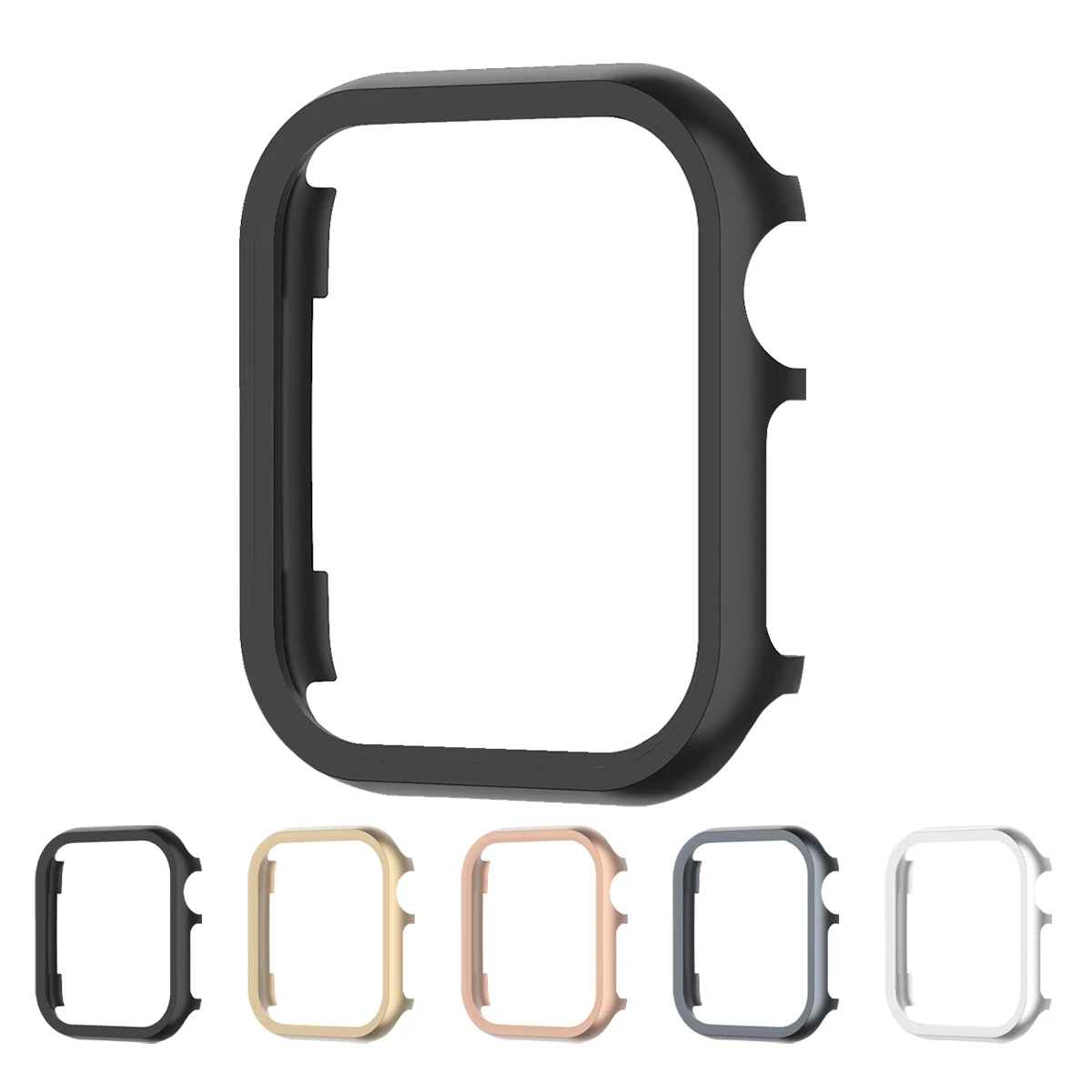 Aluminum Alloy Metal Protective Cover Bumper Frame for Apple Watch - No Glass