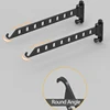 Wall Mounted Foldable Drying Rack Clothes Loop Hanger Rack Windproof Laundry Dryer Retractable Invisible Wall Hanging Organizers 5