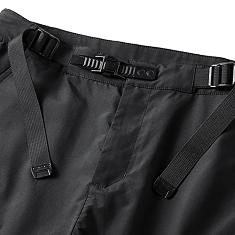 Casual Sports Pants Multi-pocket Functional Hip Hop Cargo Pants Paratrooper Tactical Techwear Adjustable Waistband Men Street Trousers