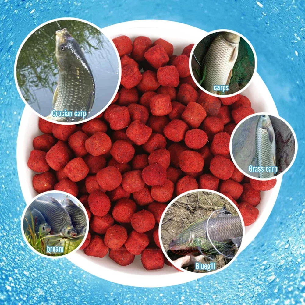 NEUER Nassgranulat-Köder mit Hohem Proteingehalt, Fischlockmittel, Konzentrierter Fischköder, Universeller Fischgeruch-Köder, Köderbälle, Angelzubehör – Detail 7