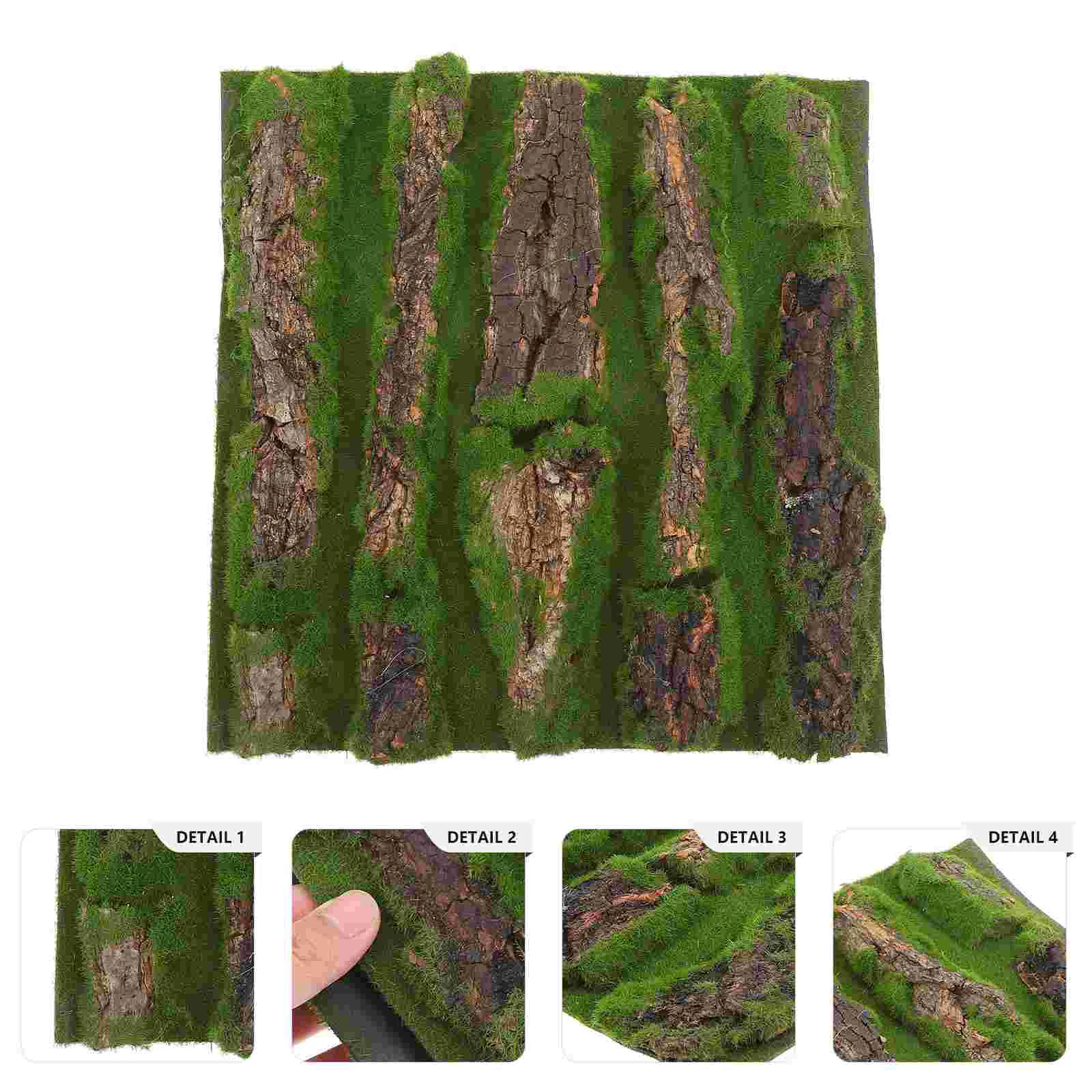 Bark Background Reptile Decor Tank Terrarium Cork Board Aquarium