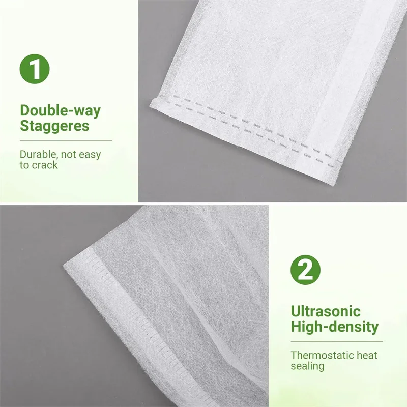Description Picture 5 of item100Pcs Biodegradable Nursery Bag Plant Grow Bags Non-woven Fabric Seeds To Sow Flower Pots For Home Garden Accessories Tools