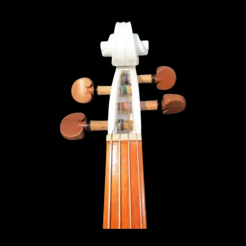 Electric Viola White colors Acoustic Maple Spruce Nice Sound Free Case /bow