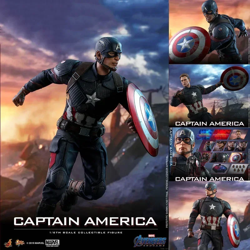 

In Stock Genuine HotToys MMS536 Captain America Avengers 4 Endgame Marvel Action Figure 31CM Collectible Model Statuette Gift