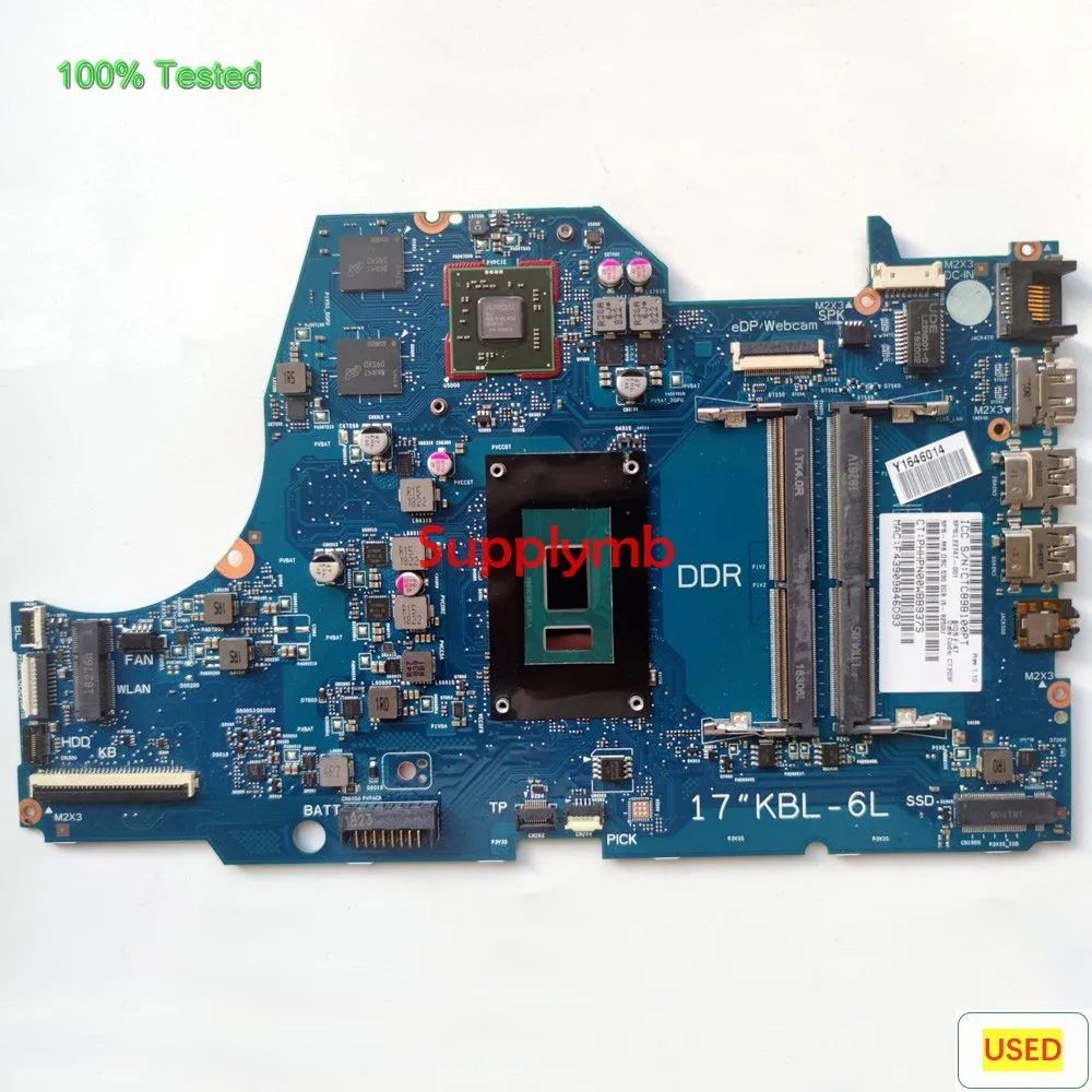 

L22747-601 материнская плата 6050A2982701-MB-A01 i5-8250U CPU 530/2GB GPU для HP 17-BY 17g-cr 17q-cs