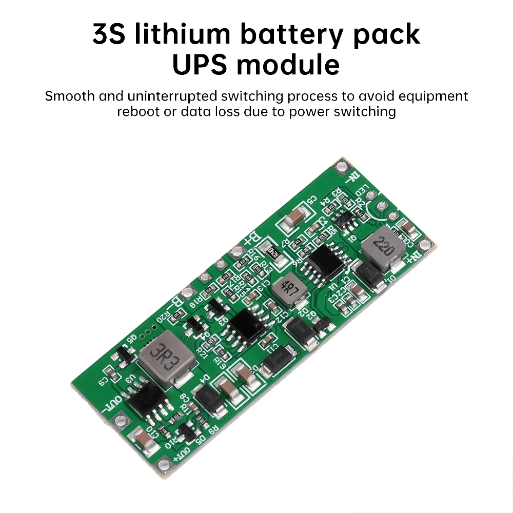 DC 12V 36W 3A Fast Charge Uninterruptible Power Supply 3S 18650 Lithium Battery Charger Module UPS Module Automatic Switching dc power supply uninterruptible power supply portable ups mini ups