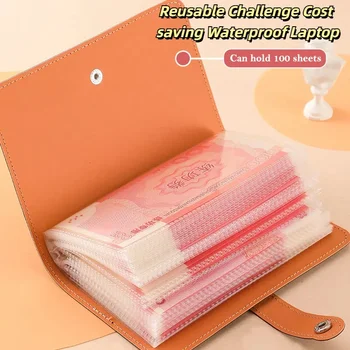 100 Envelopes Money Saving Reusable Challeng Saving Money Notebook Savings Binder Budget Challenges Bookkeeping notebook 1