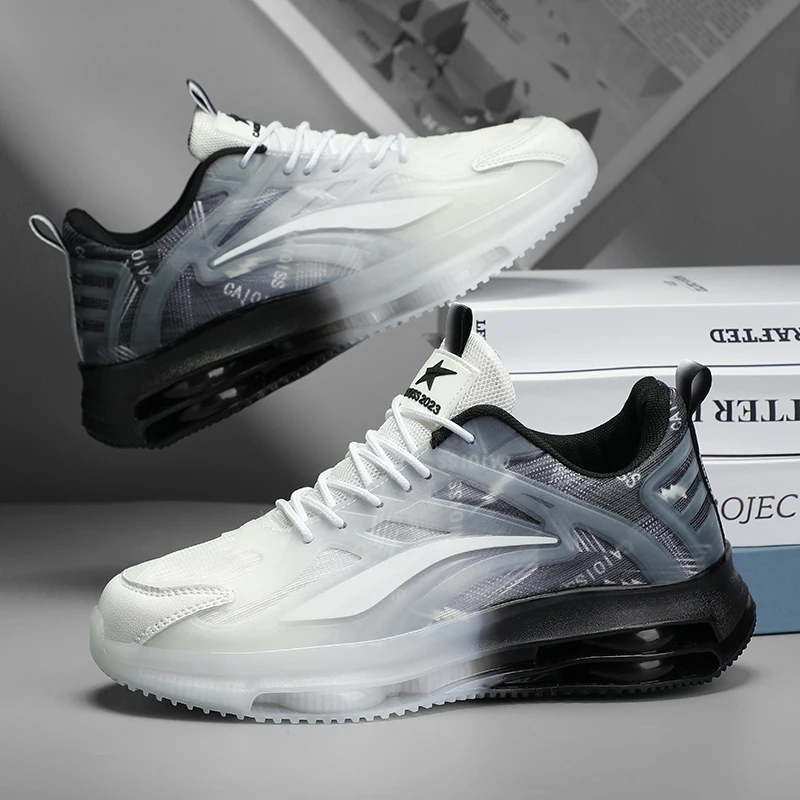 Men's Breathable Mesh Sneakers - Summer Lightweight Running Shoes with Cushioning Anti-Slip Sole, Low-Top Lace Design for Gym, Jogging and Casual Wear, Modern Sports Men's Breathable Mesh Sneakers - Summer Lightweight Running Shoes with Cushioned Cushioning Anti-Slip Sole, Low-Top Lace Design for Gym, Jogging and Casual Wear for Modern Sports