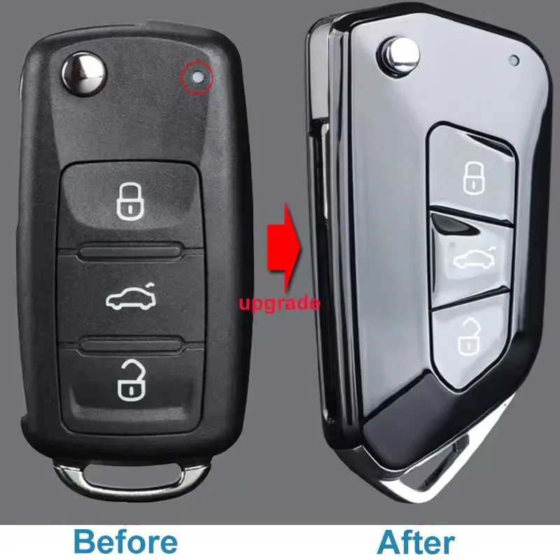 Modified flip car key