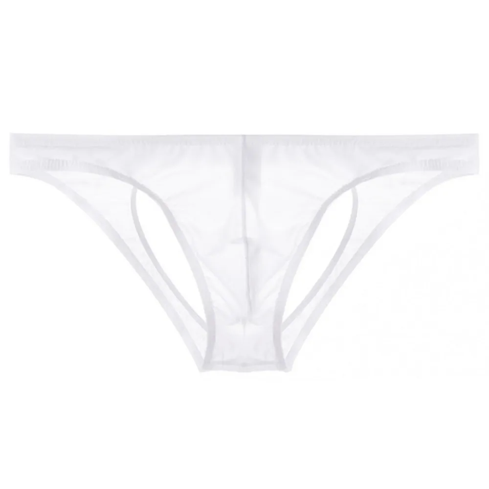 

Men Sexy Low-Rise Briefs Transparent Seamless Knickers Soft Breathable Shorts Backless Hollow Back Brief Fashion Gays Underpants