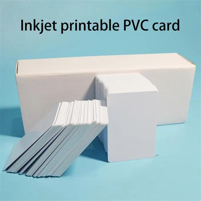 Blank Plastic White Inkjet PVC Card Inkjet Printable Business Card no chip  for Inkjet Printer - AliExpress
