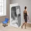 Lightweight Portable Personal Steam Sauna Spa set tent 180*80*80cm+4 heating pads+65cm folding chair 3