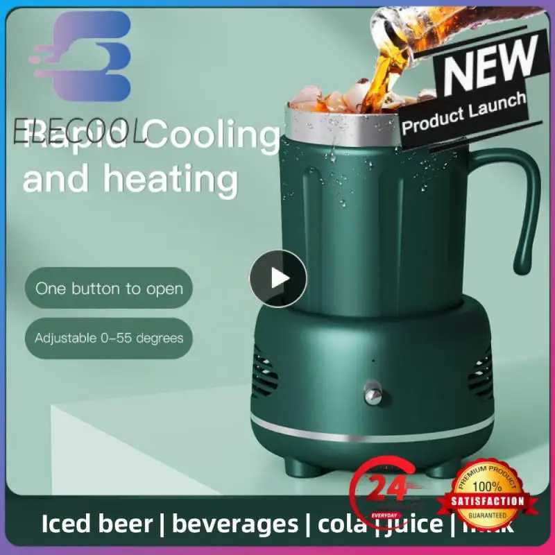 2 In 1 Coffee Milk Beer Soda Heating Cooling Cup Car Drink Insulation Cup Travel Mini Refrigerator Cold Drink Machine Kitchen