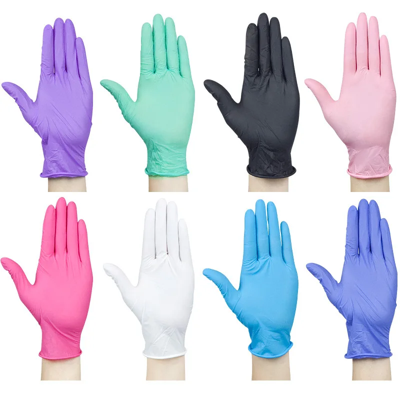 Nitrile Disposable Gloves 20/50PCS Powder & Latex Free Gloves for Kitchen Cooking Household Beauty Petcare Hair Dye disposable gloves,nitrile gloves