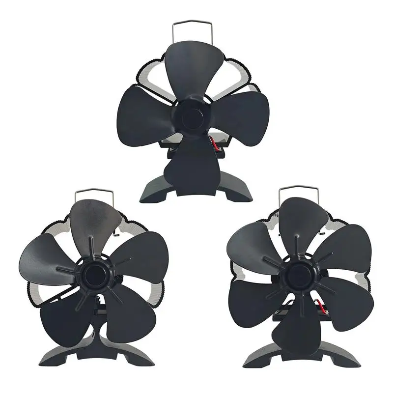 Heat Powered Stove Fan Heat Powered Thermoelectric Thermal Fan Non Electric Quiet Fireplace Fans Wood Stove Accessories