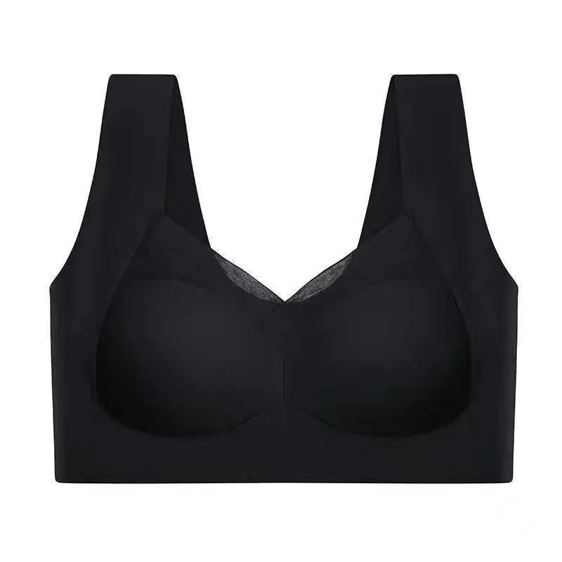 Sexy Seamless Large Size Bra Push Up Sports Brassiere Woman Lace Underwear Wireless Yoga Top Women's No Steel Ring Bras 6