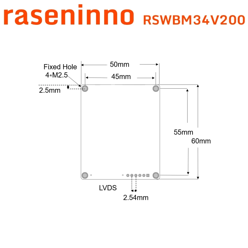 raseninno object detection sensor module RAW LVDS UART RSWBM34V200 IWR1843 AWR1843 W-Band ADAS intelligent driving cars vehicles