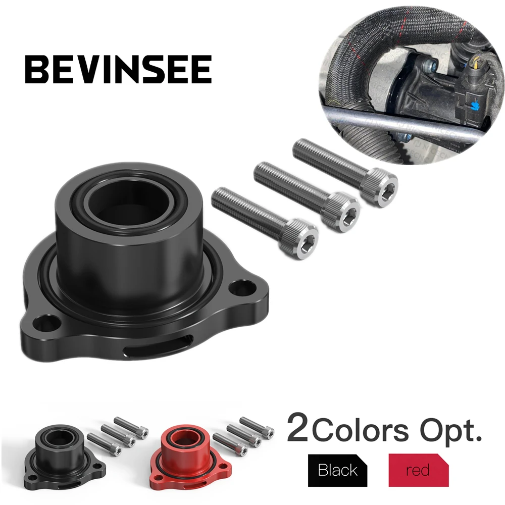 BEVINSEE Atmospheric Diverter Valve Spacer For VW GTI For Golf MK7 Jetta Passat Audi A3 A4 A5 TT For Atmospheric Diverter Valve Spacer