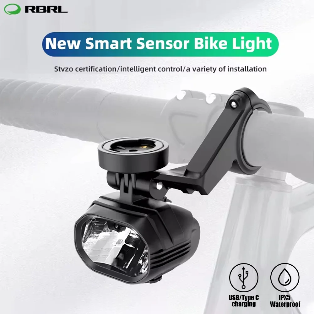 RBRL Bicycle Headlight German Standard for Anti Glare Intelligent