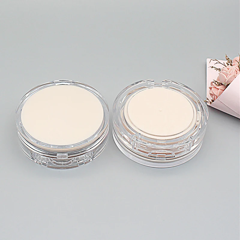 

15g/0.5oz Empty Air Cushion Puff Box Portable Cosmetic Makeup Case Container with Powder Sponge Mirror for BB Cream Foundation