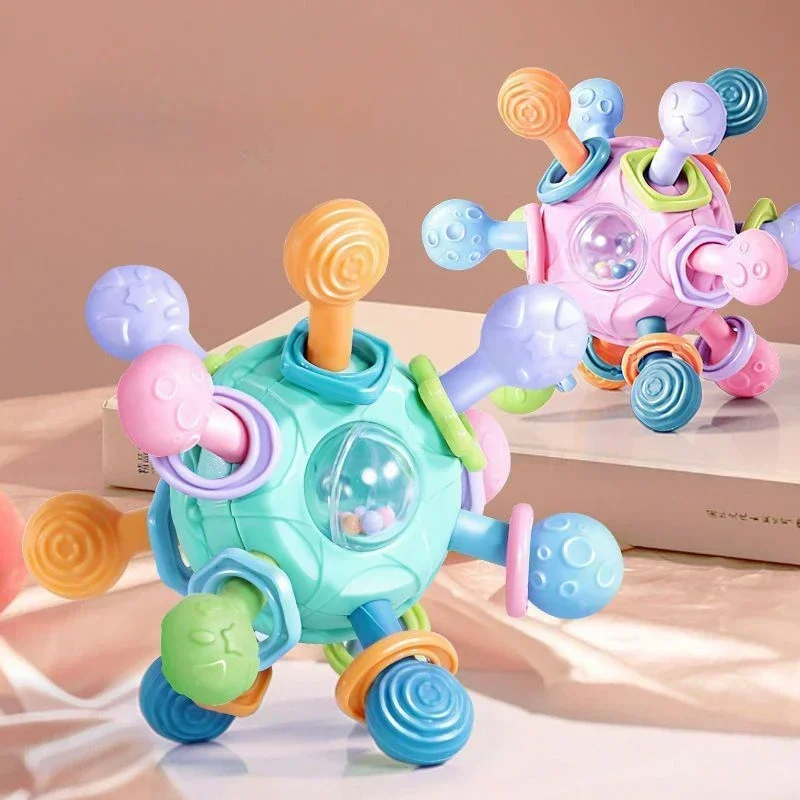 Baby Toy Ball Rattles Soft Ball Toy Newborn Grasping Teethers