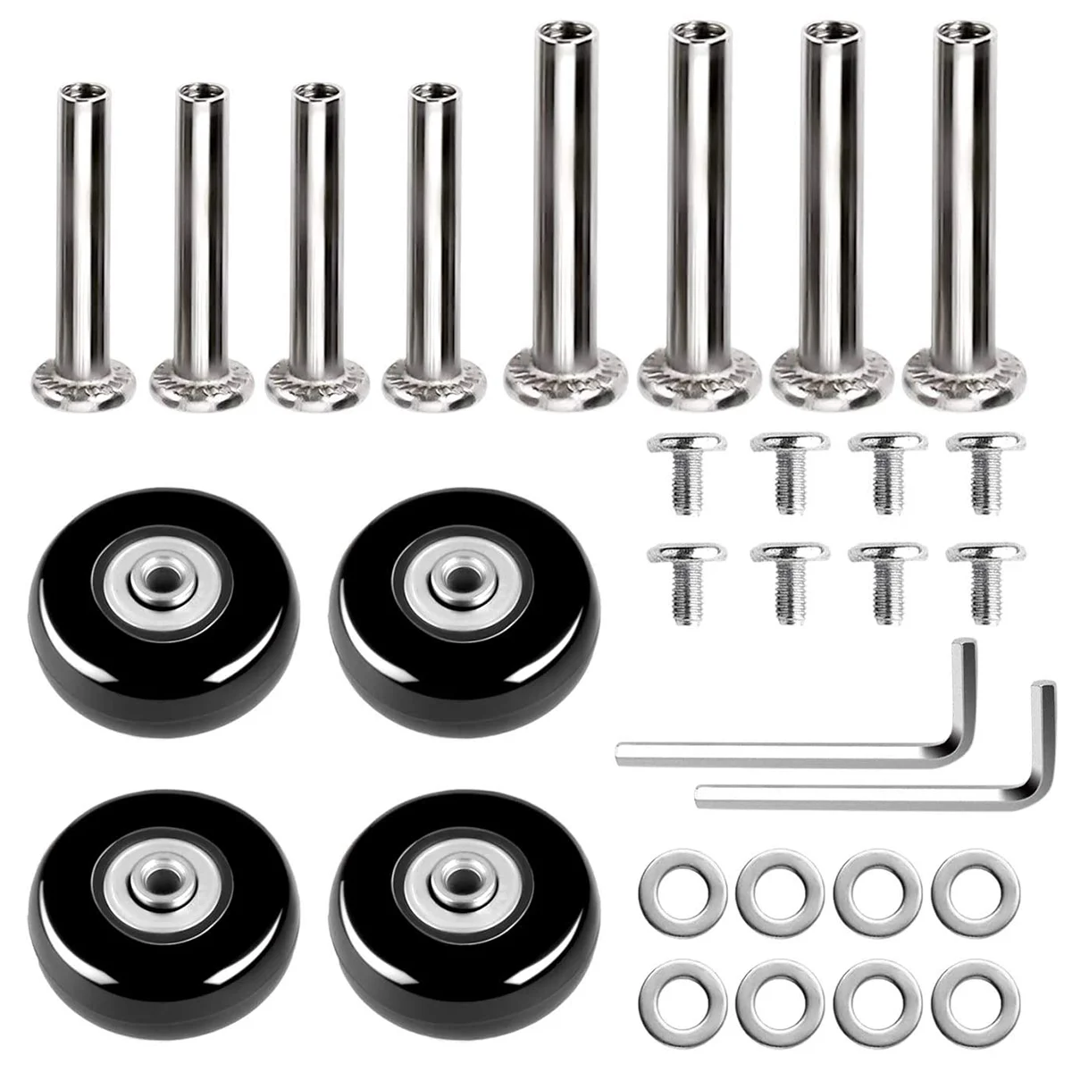 

Колесо для багажа, сменные колеса для чемодана, ремонт, резиновое колесо с винтом, ремонт, замена осей, универсальный набор инструментов